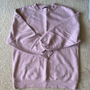Lavender colored crew neck